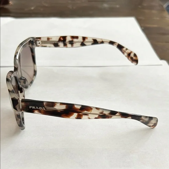 Prada Brown Tortoise Women's Sunglasses - Picture 3 of 11